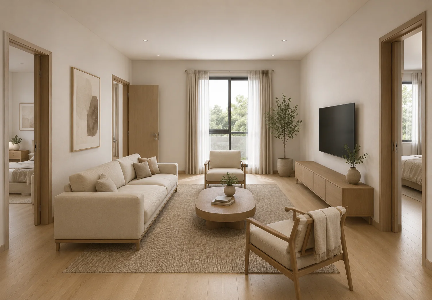 Aparna Zicon — Minimalist 3BHK · Hyderabad